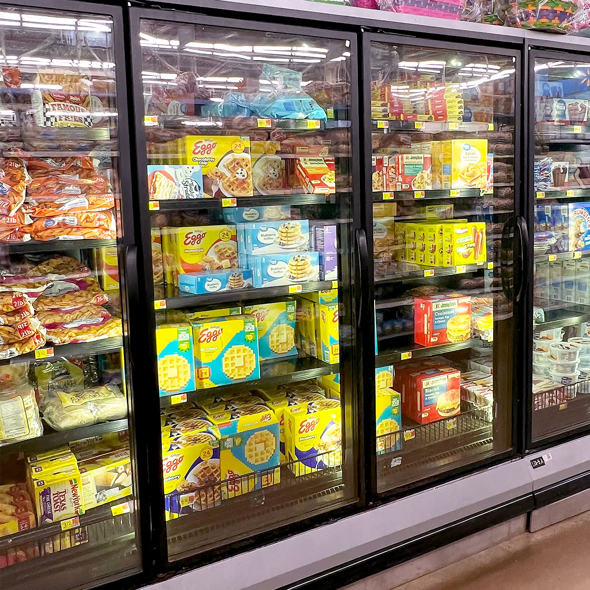 frozen waffle aisle