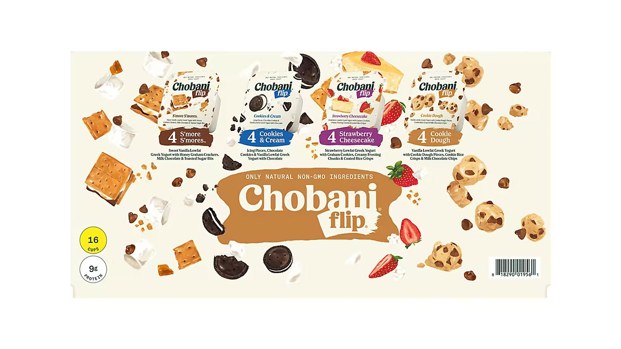 16 count chobani flip variety pack