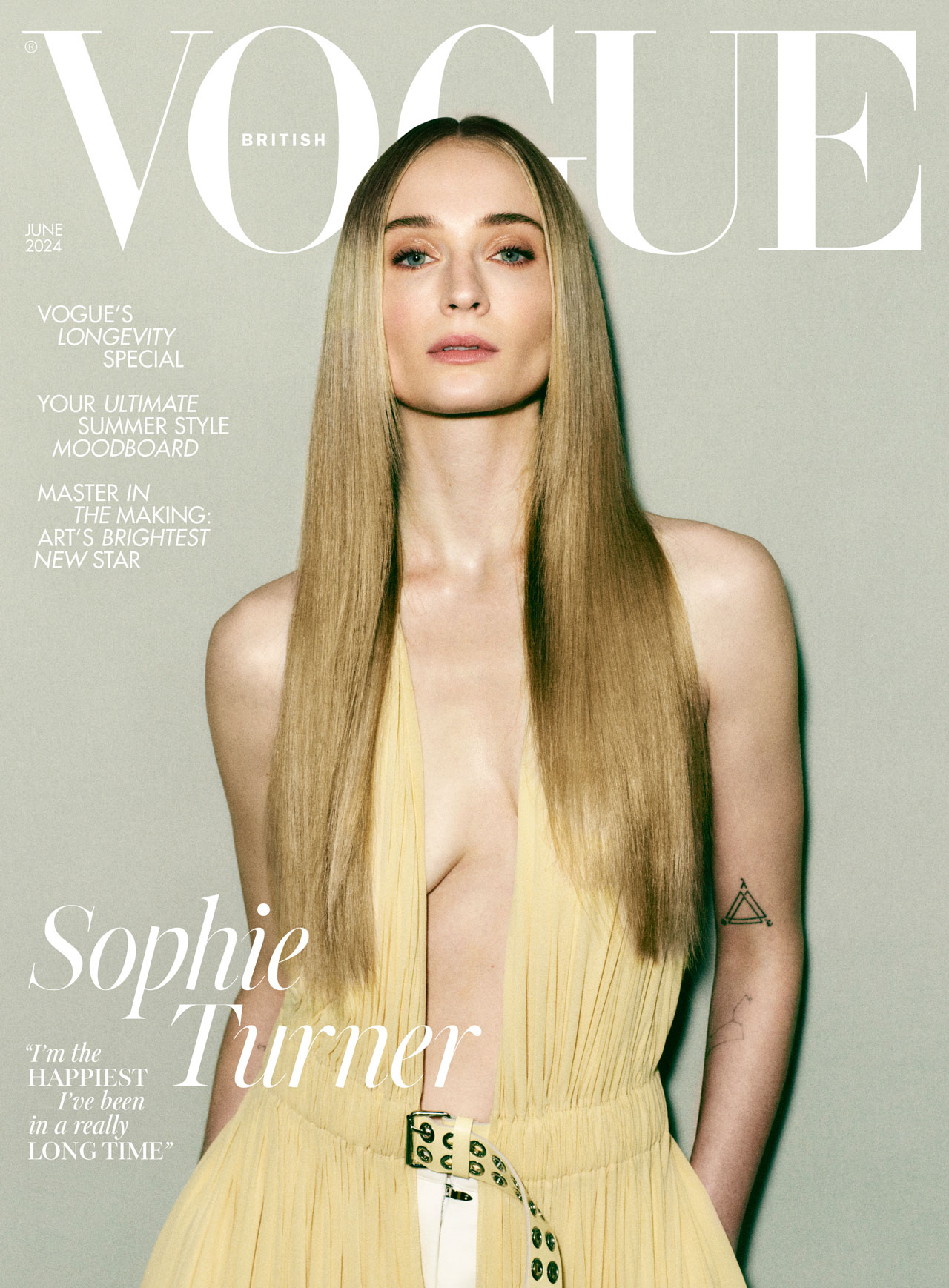 British Vogue June 2024 cover Sophie Turner