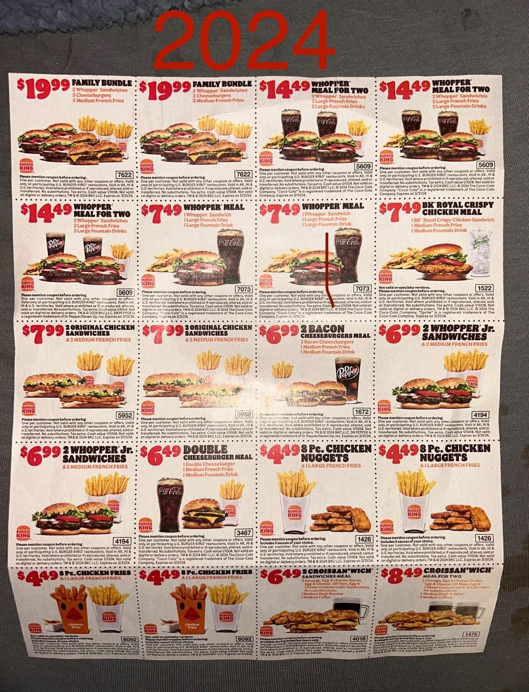 burger king coupons