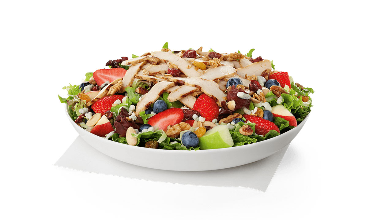 chick fil a market salad with grilled chicken