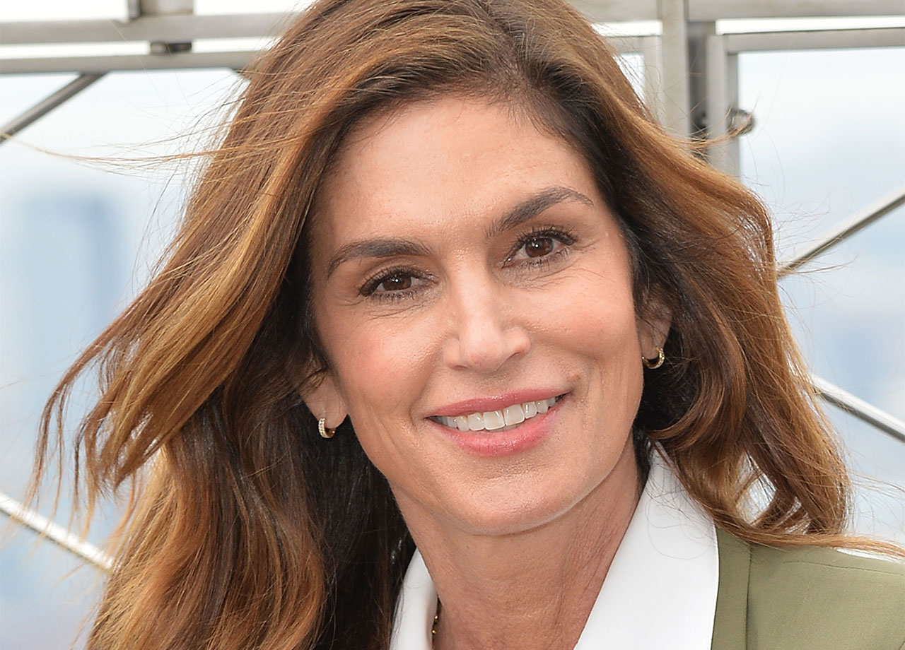 Cindy Crawford lighting Empire State Building International Womens Day