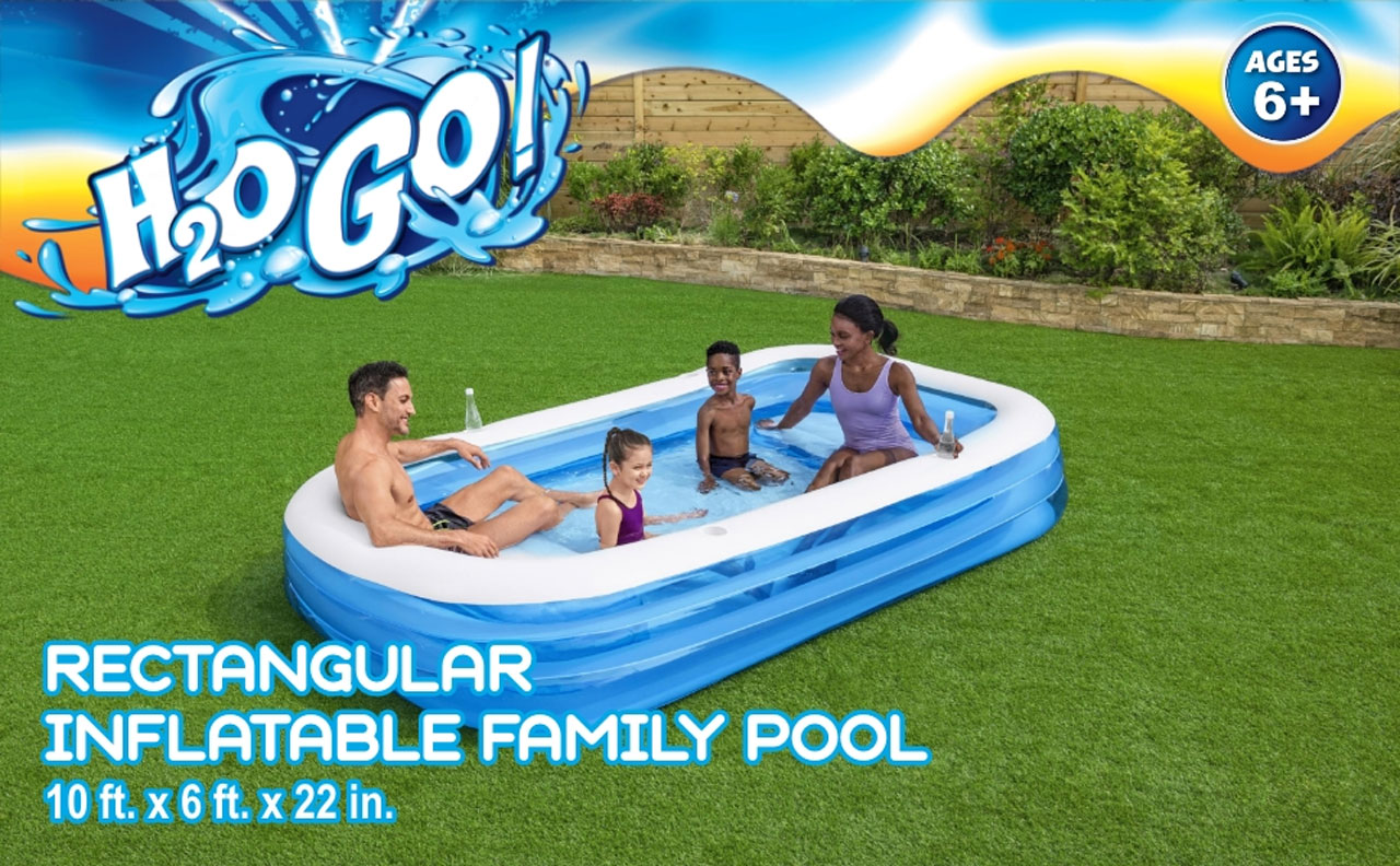 costco h2ogo inflatable family pool