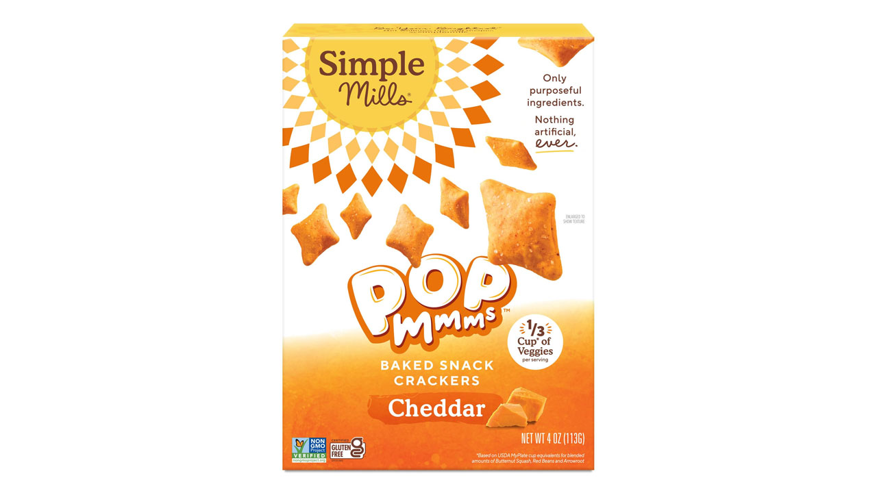 simple mills cheddar pop mms