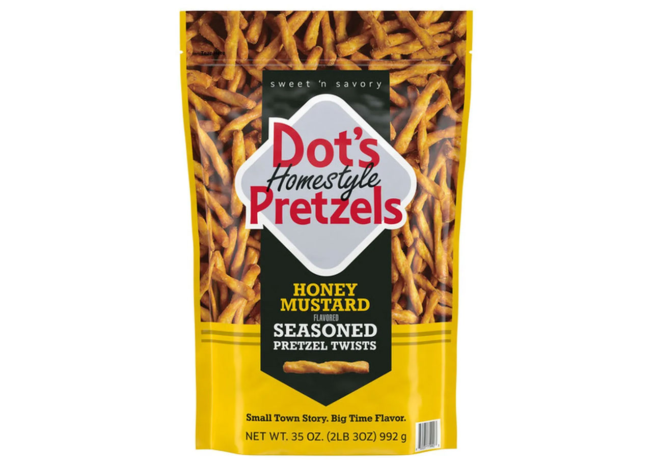 dots homestyle pretzels honey mustard