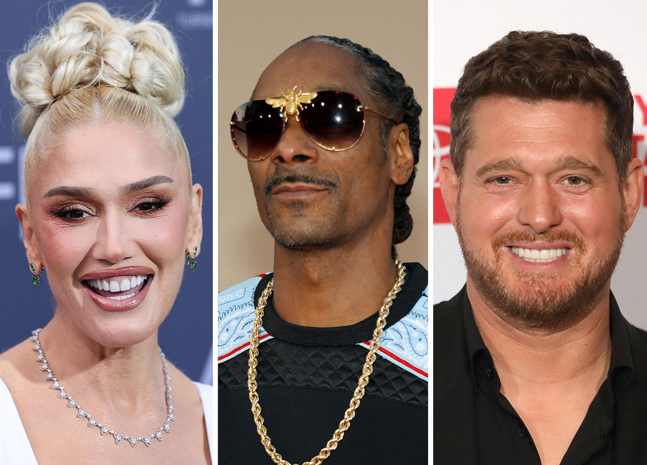 Gwen Stefani Snoop Dogg and Michael Buble