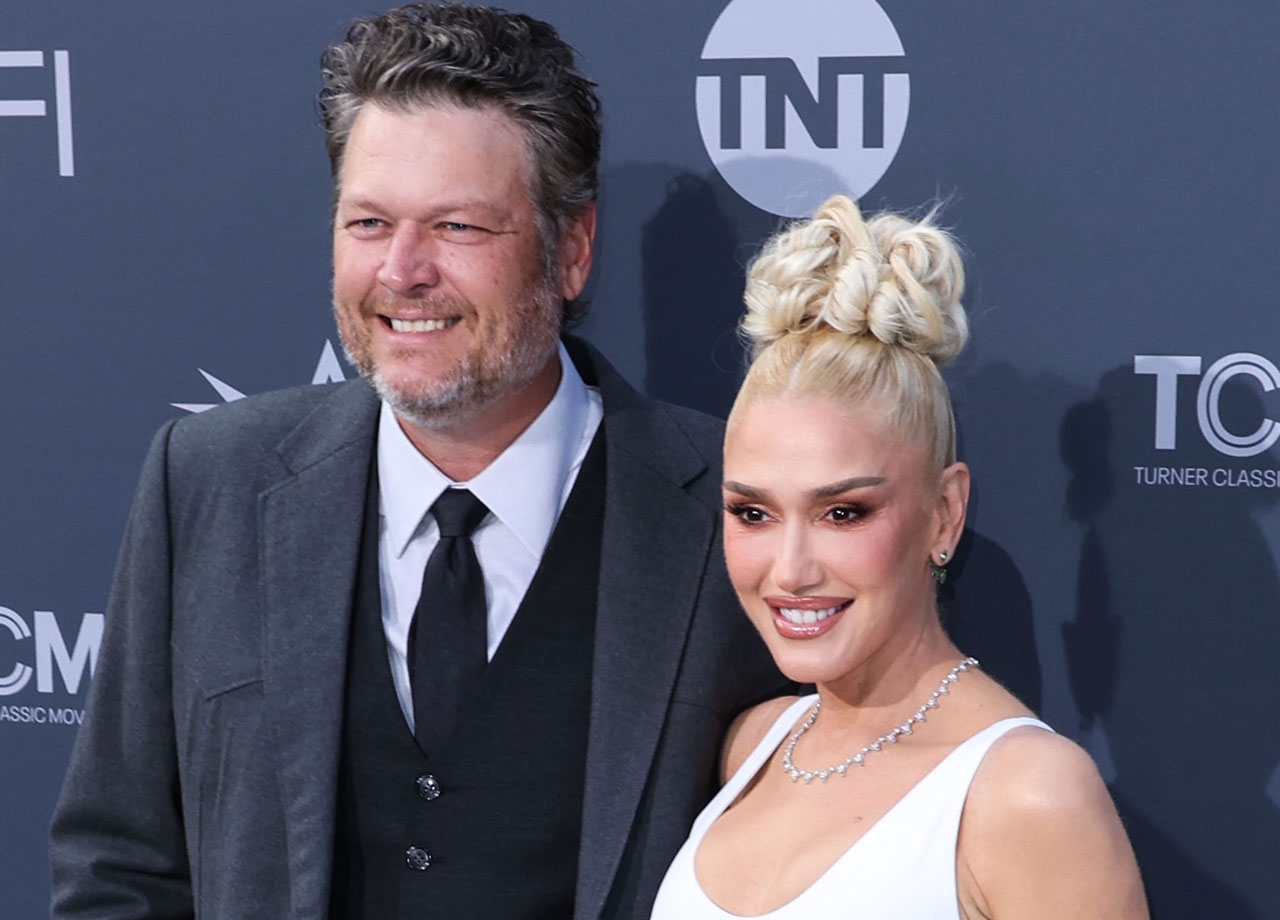 gwen stefani and blake shelton 48th AFI lifetime achievement awards