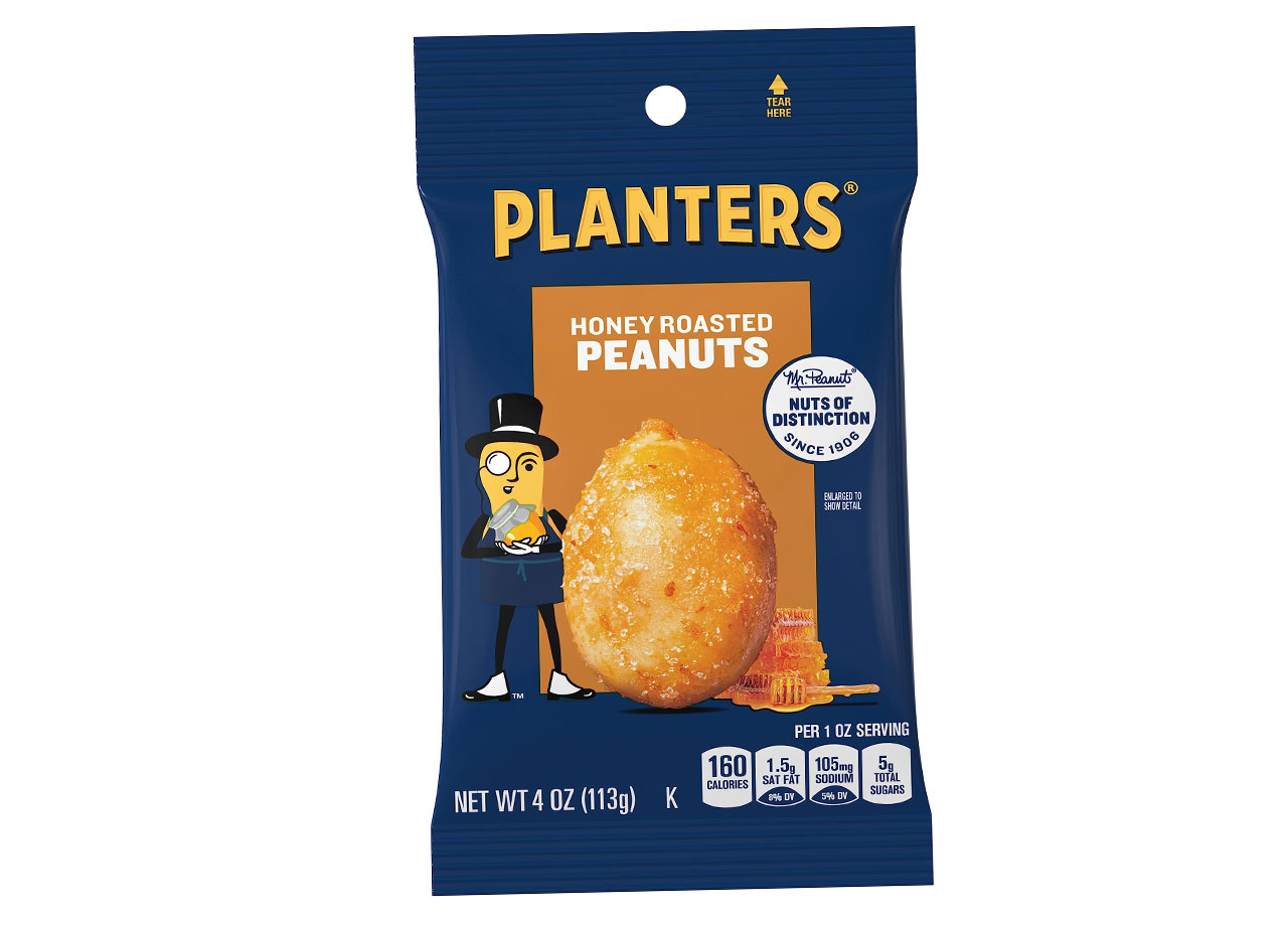 4 ounce planters honey roasted peanuts