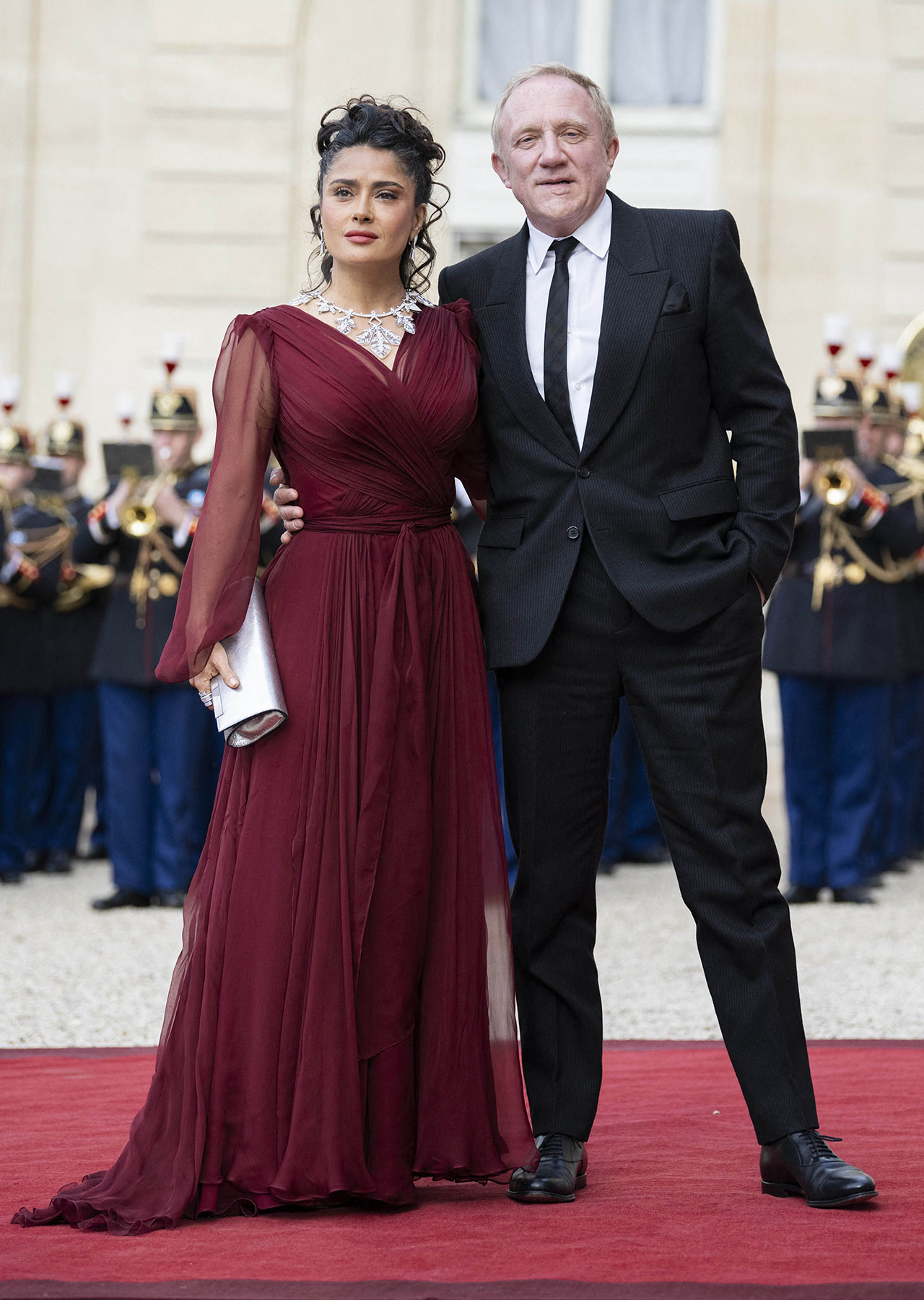 Salma Hayek and husband François-Henri Pinault official state dinner