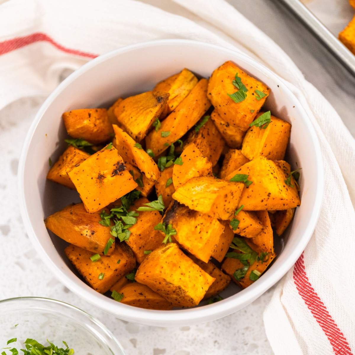 bowl of sweet potatoes