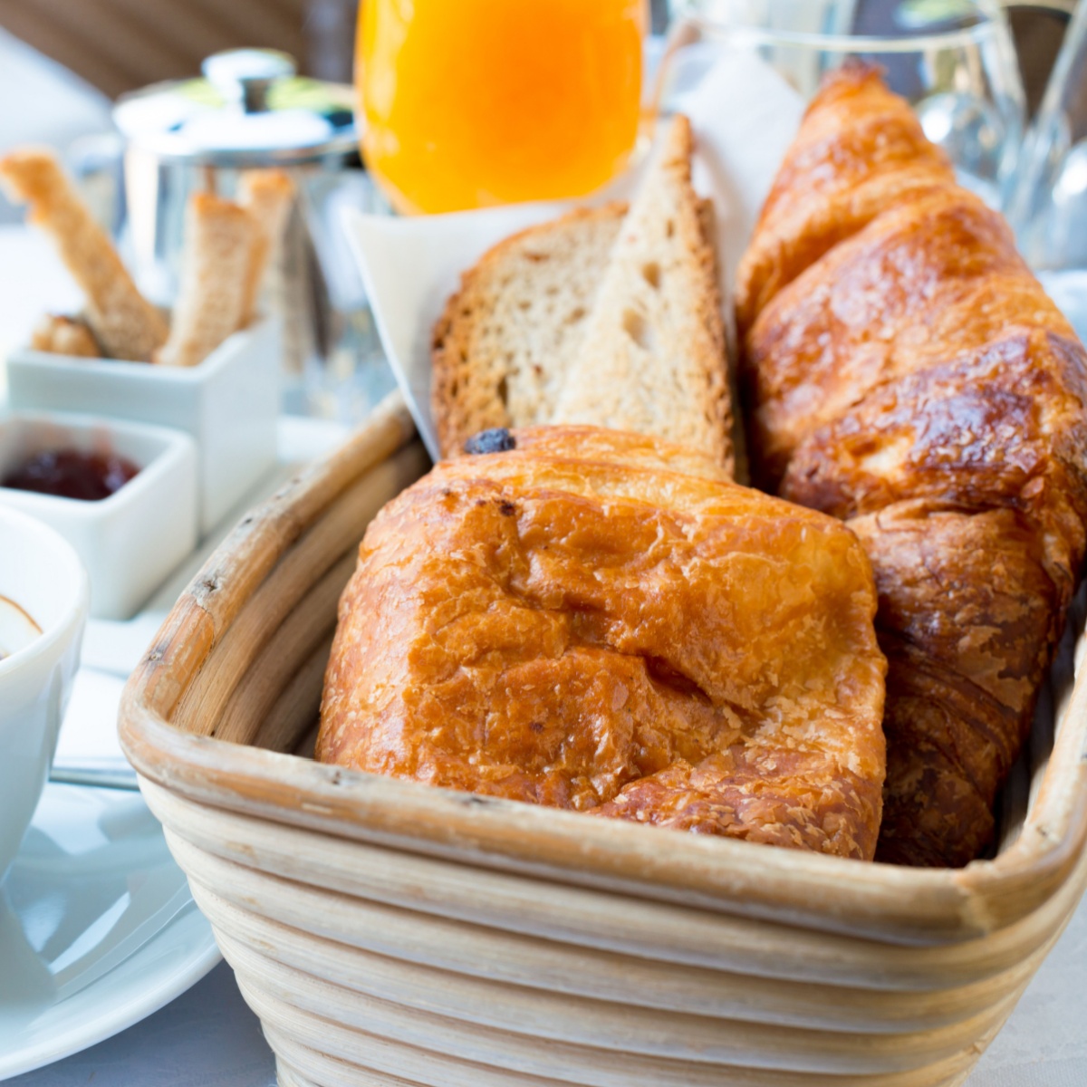 basket of baked goods