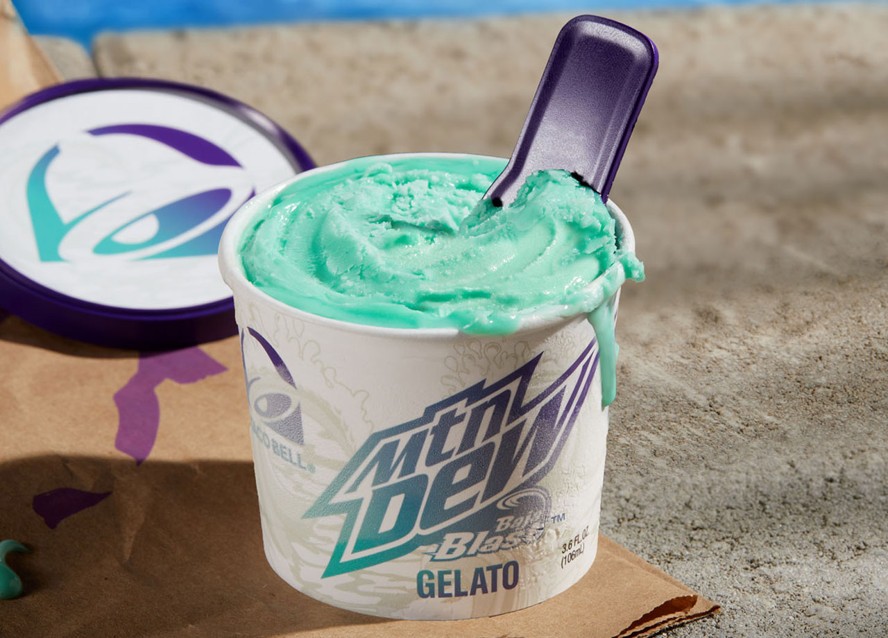 taco bell baja blast gelato