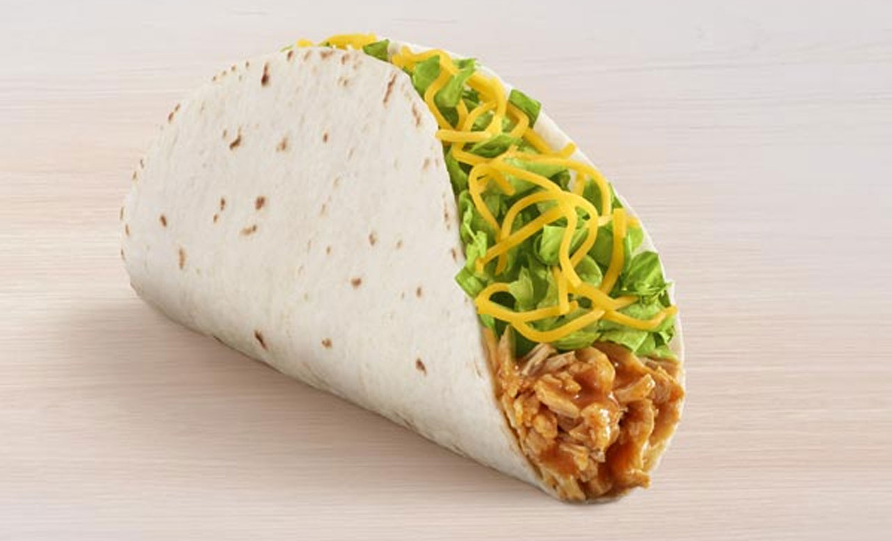 soft chicken taco