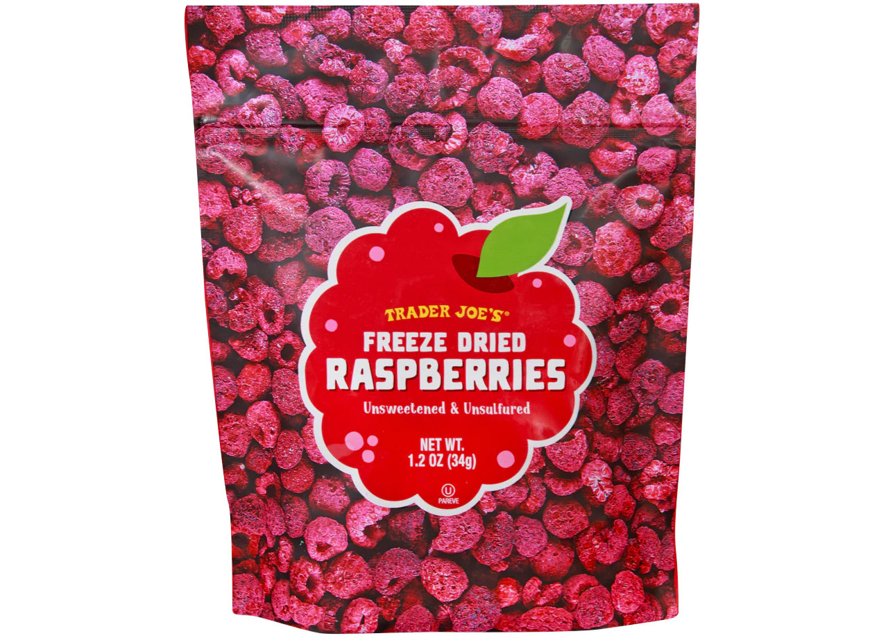 freeze dried raspberries