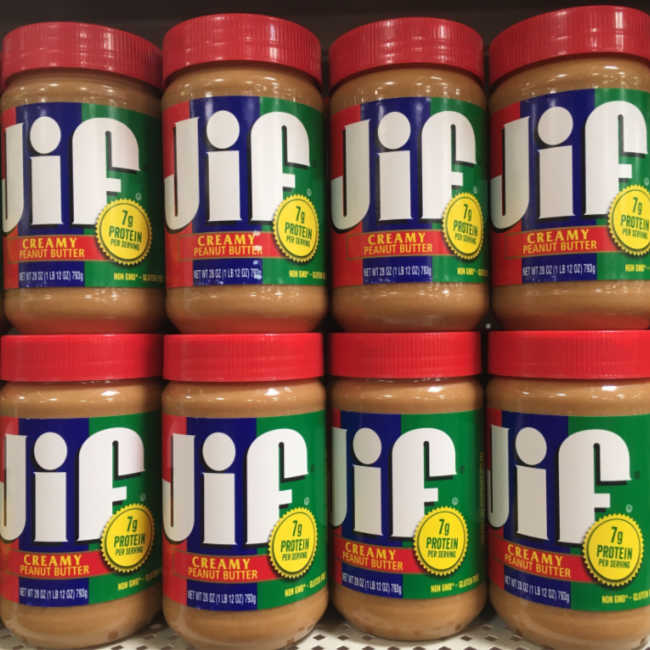 peanut butter jars