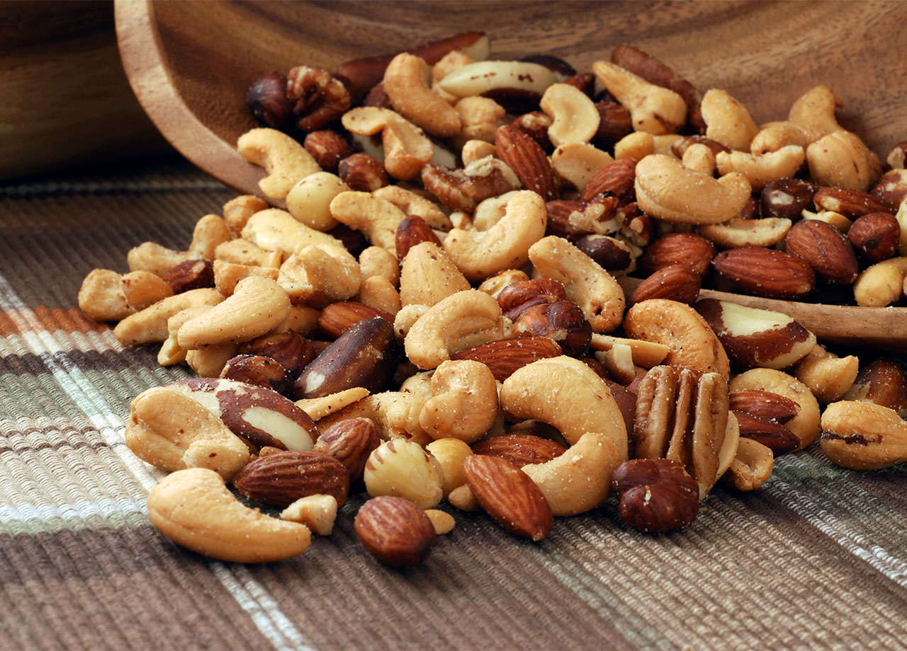 salted mixed nuts