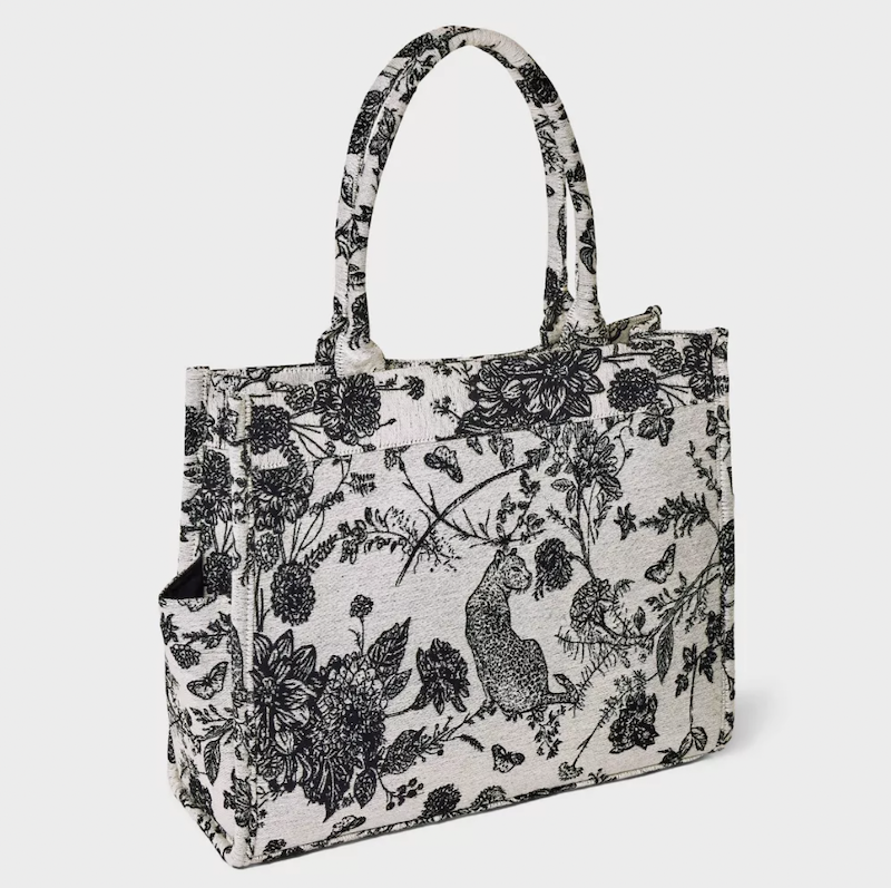 target a new day jacquard boxy tote bag