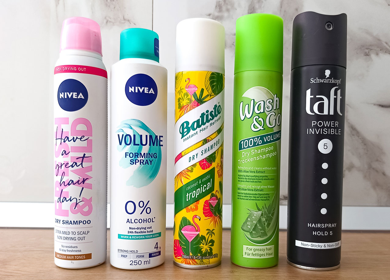 various-dry-shampoos