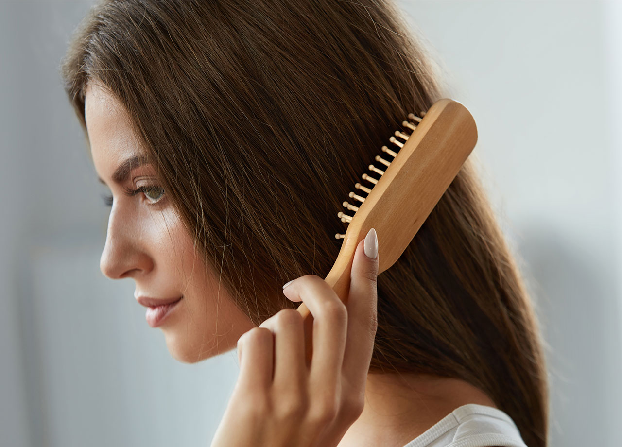 woman-brushing-hair