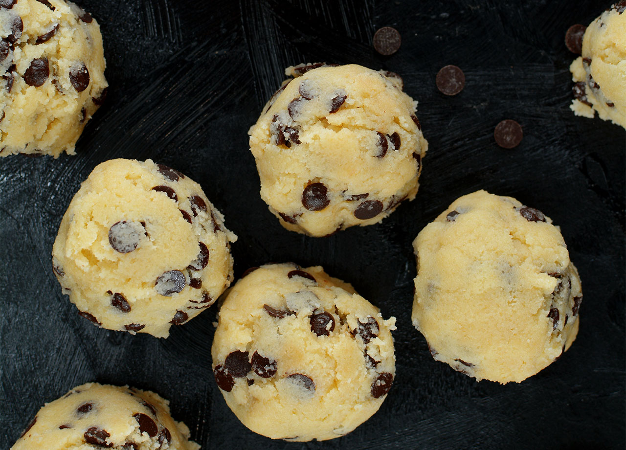 protein cookie dough balls