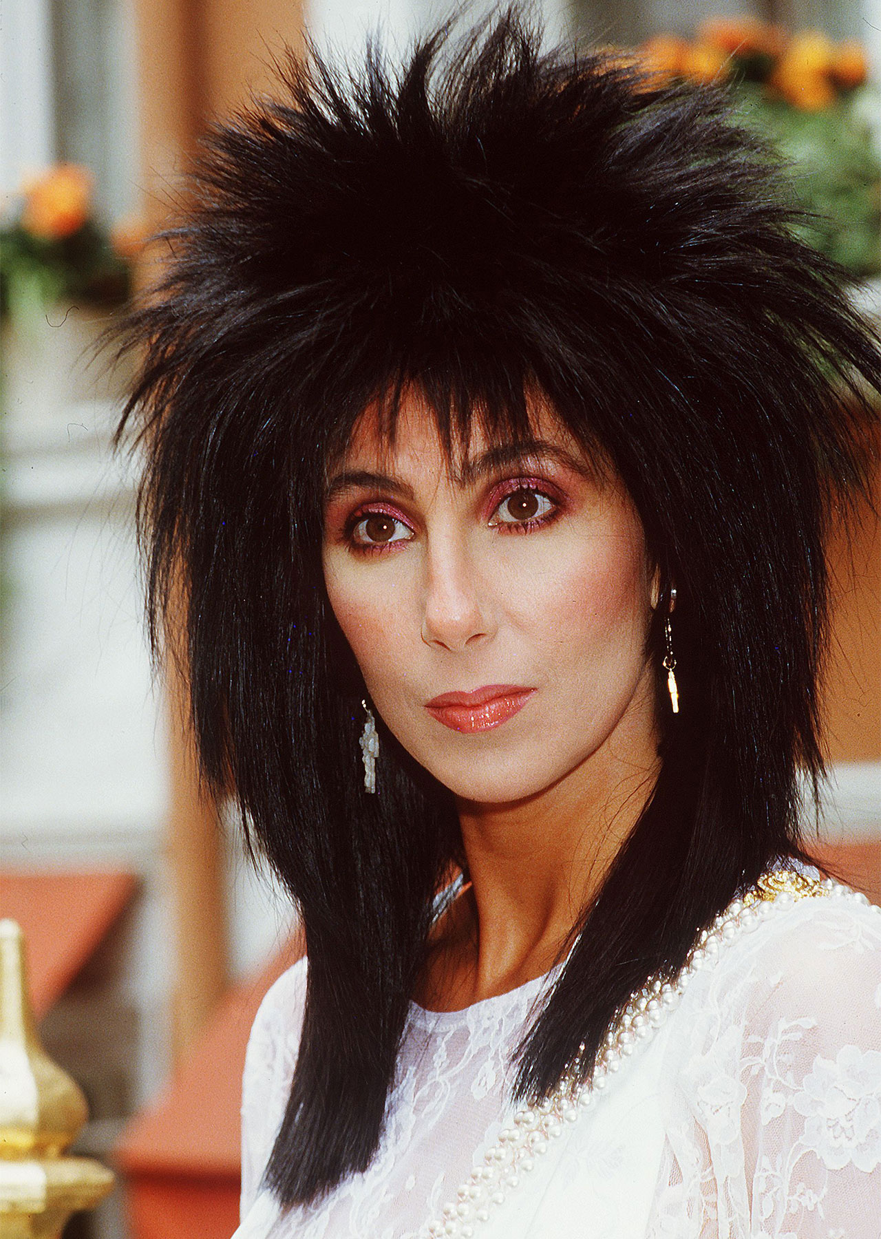 80s mullet on Cher