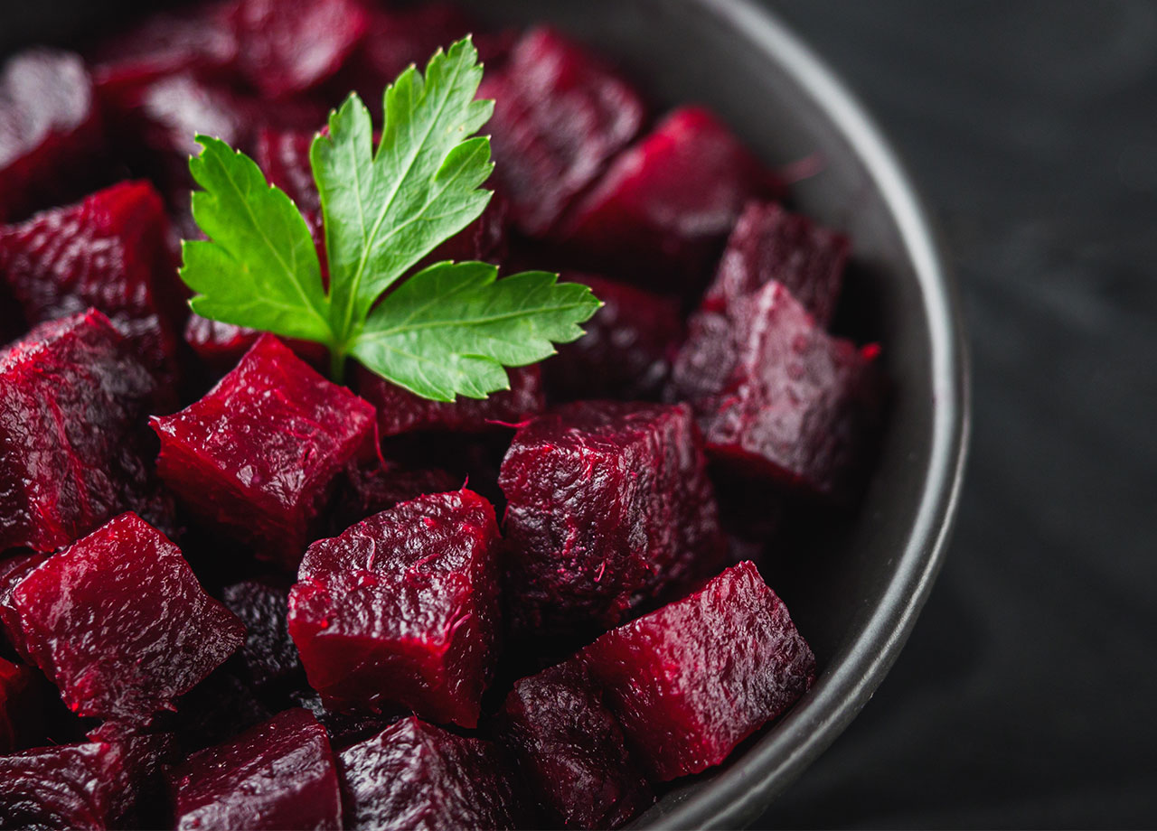 bowl of beets