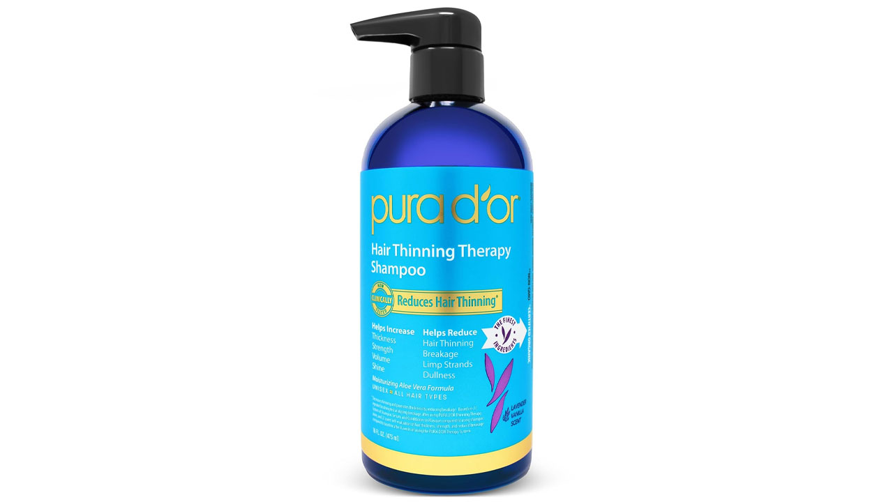 pura DΓCOOR hair thinning therapy shampoo