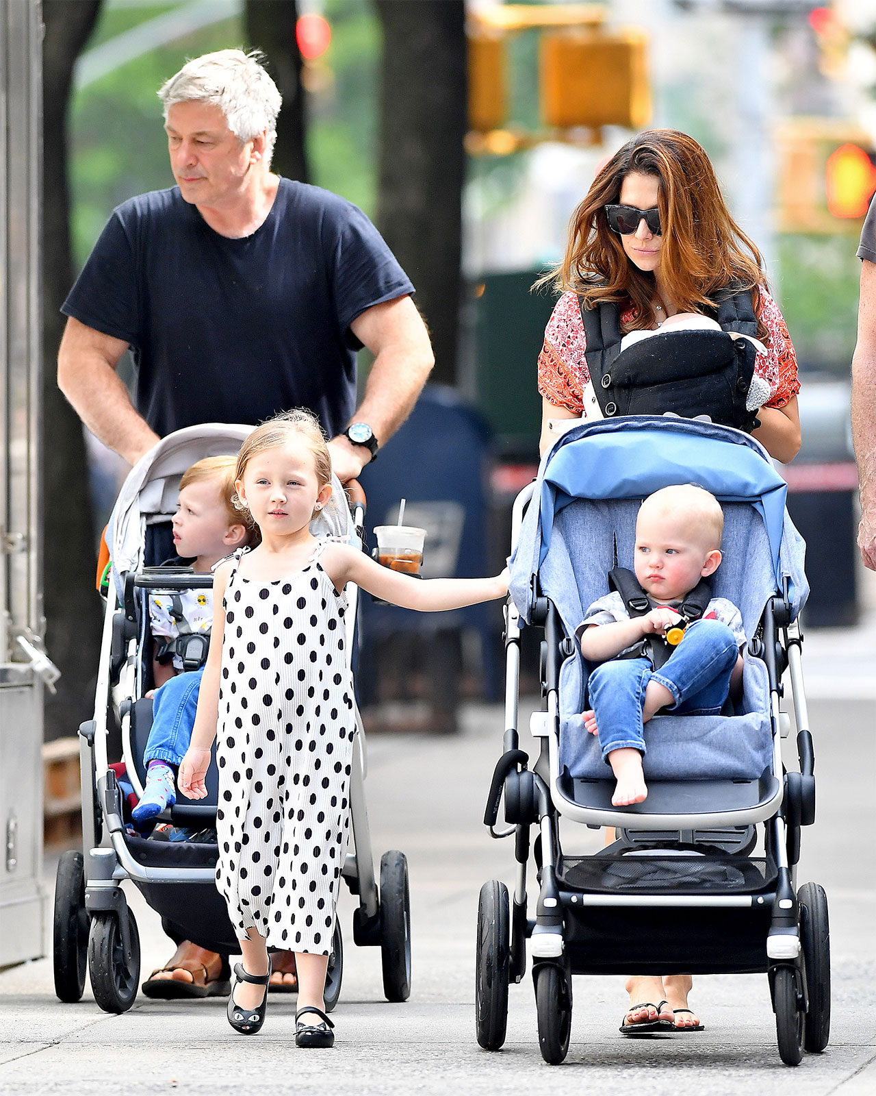 alec and family in washington square park in NYC