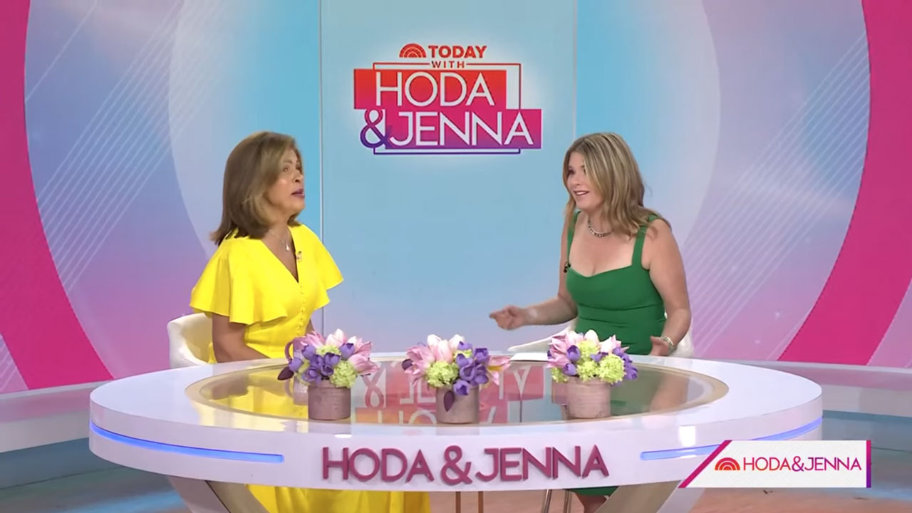 Hoda Kotb and Jenna Bush Hager on Today with Hoda and Jenna