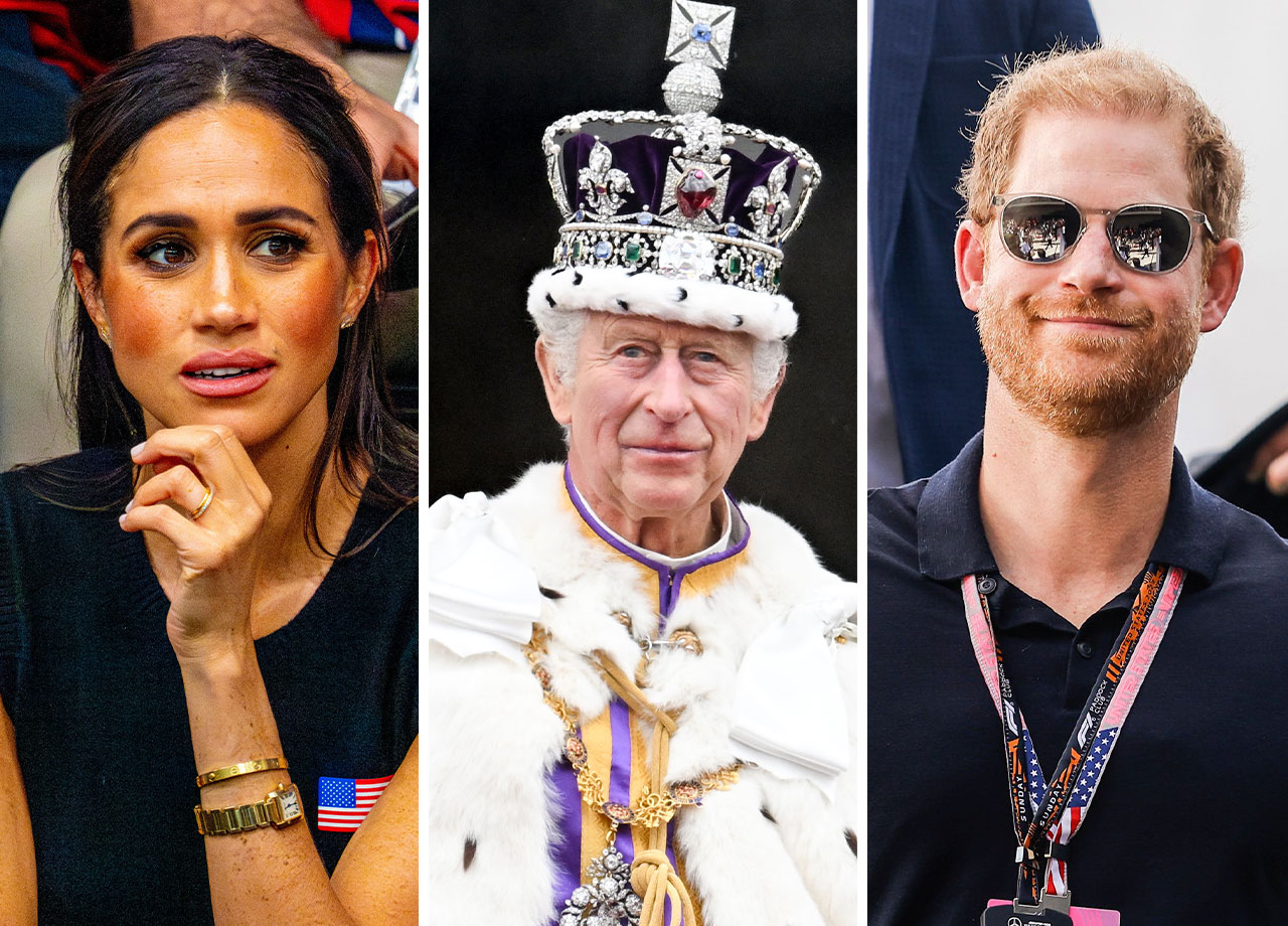 King Charles Prince Harry Meghan Markle