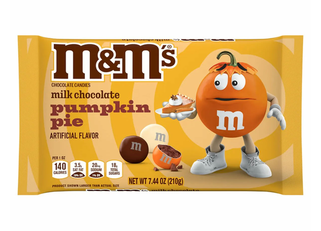 mms pumpkin pie milk chocolate