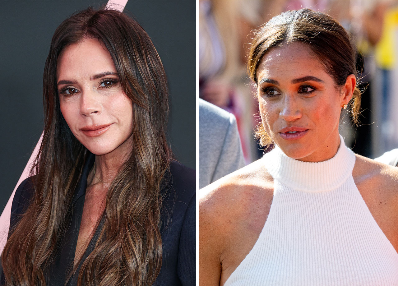 Meghan Markle and Victoria Beckham