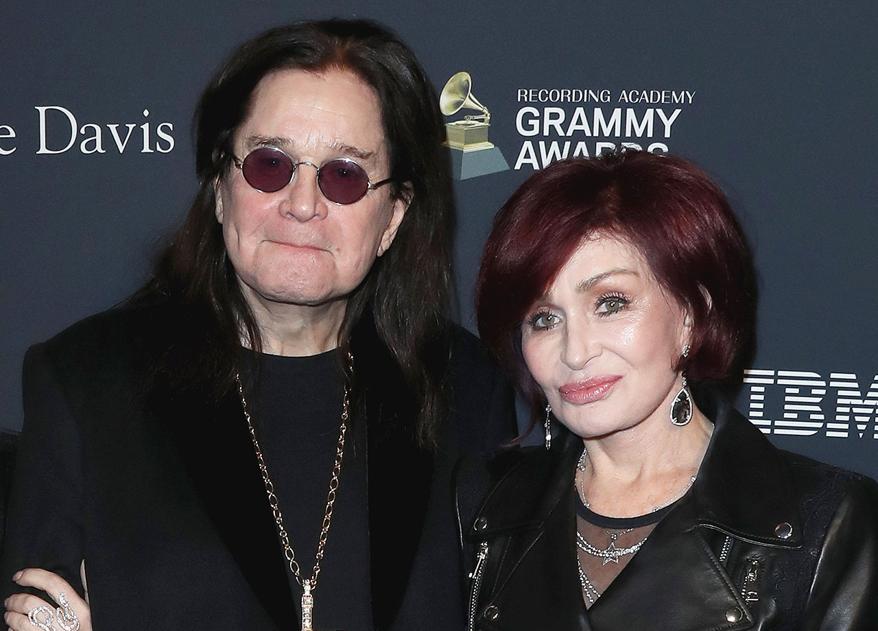 Ozzy Osbourne Sharon Osbourne pre Grammy Gala