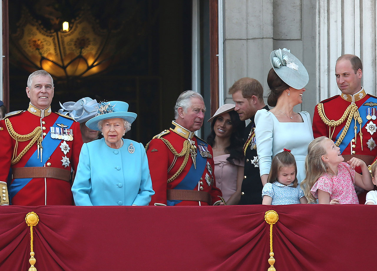 Prince Harry and Meghan Markle Trooping the Color 2018