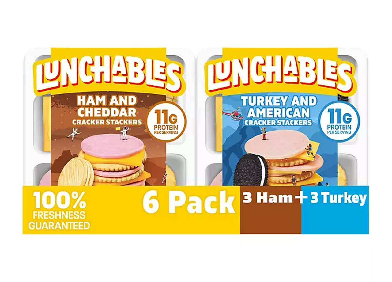 sam's club lunchables cracker stackers snack variety pack