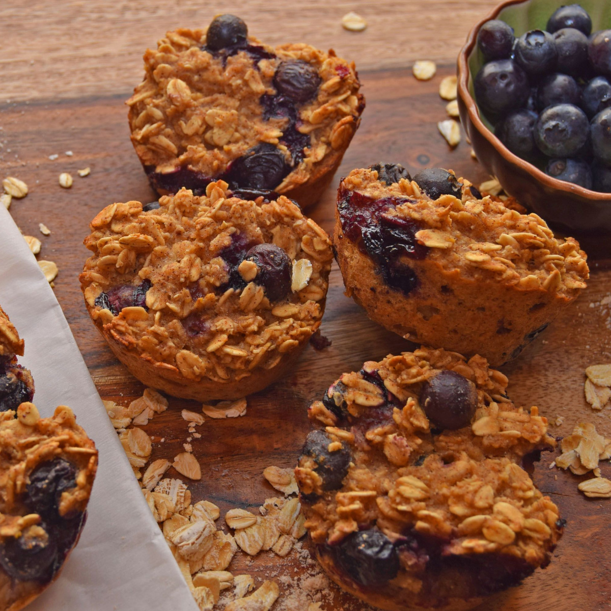 blueberry oatmeal muffin