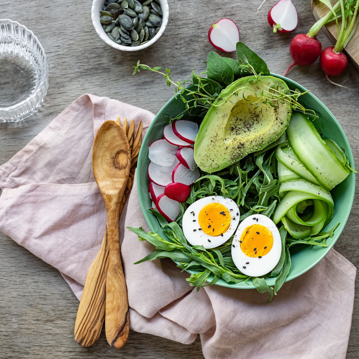 ketogenic friendly plate