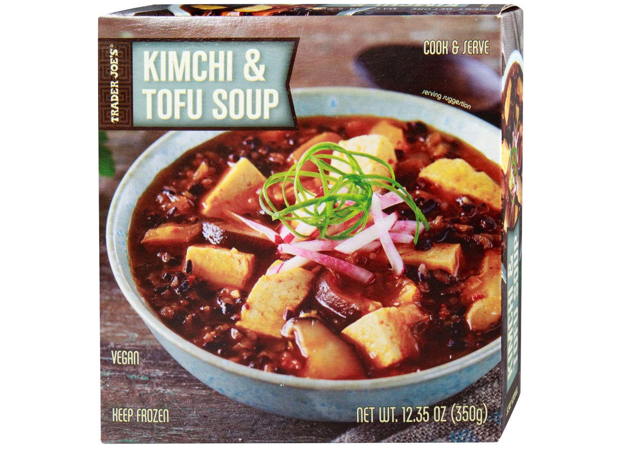 trader joe's kimchi and tofu soup