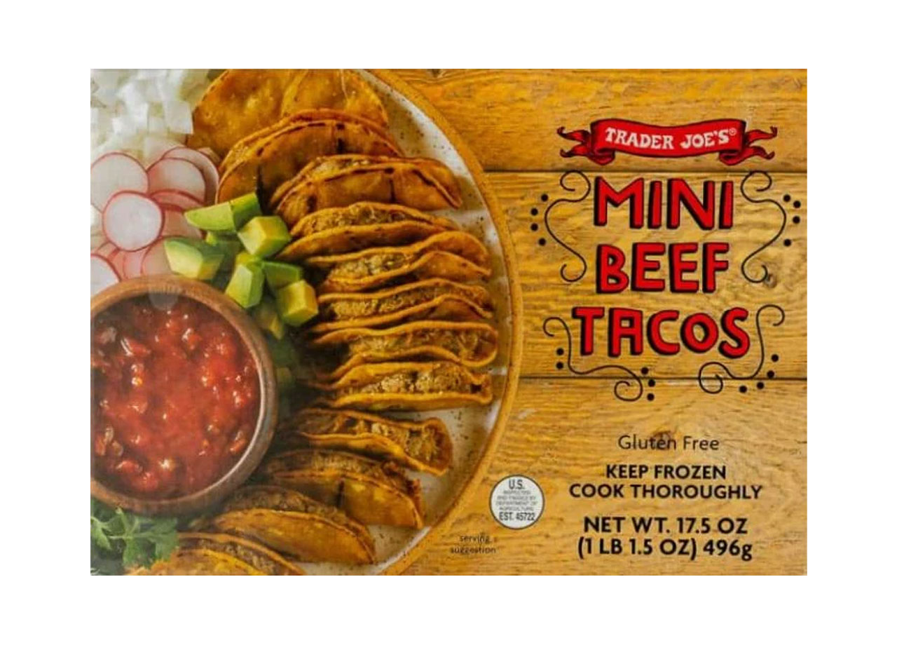 mini beef tacos