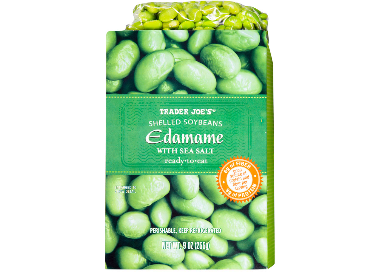 salted edamame