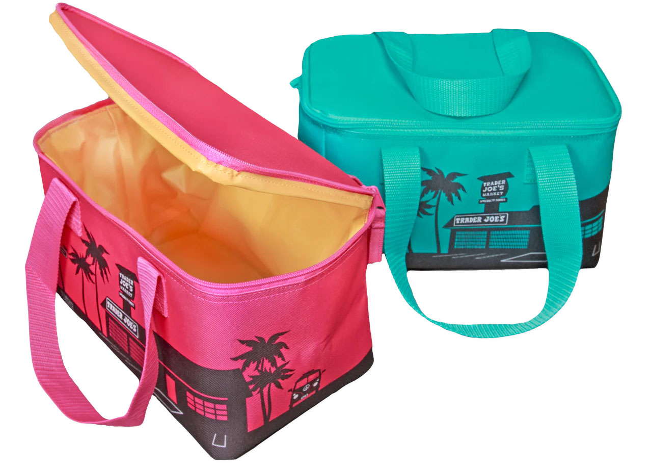 trader joes mini insulated tote bag