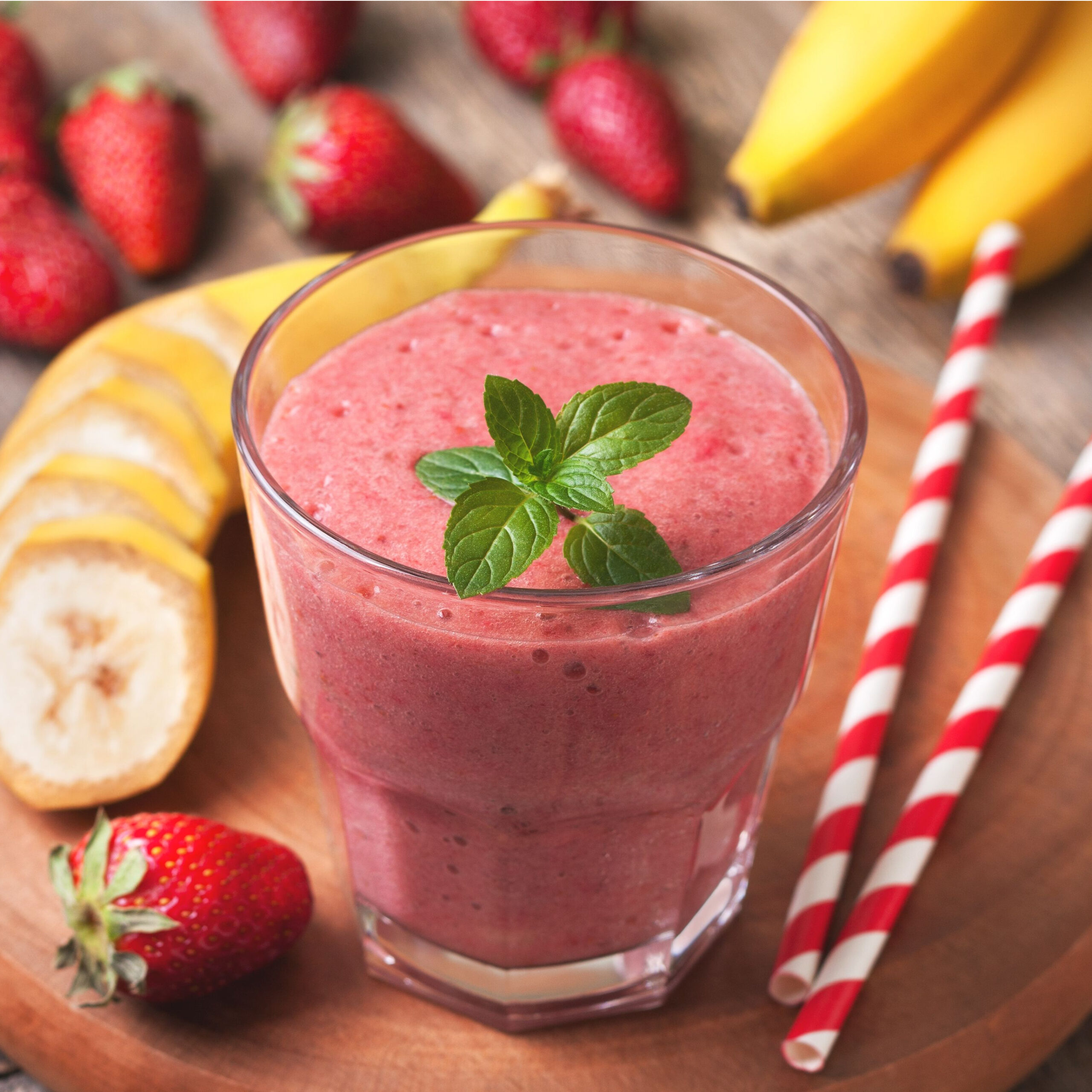 strawberry banana smoothie