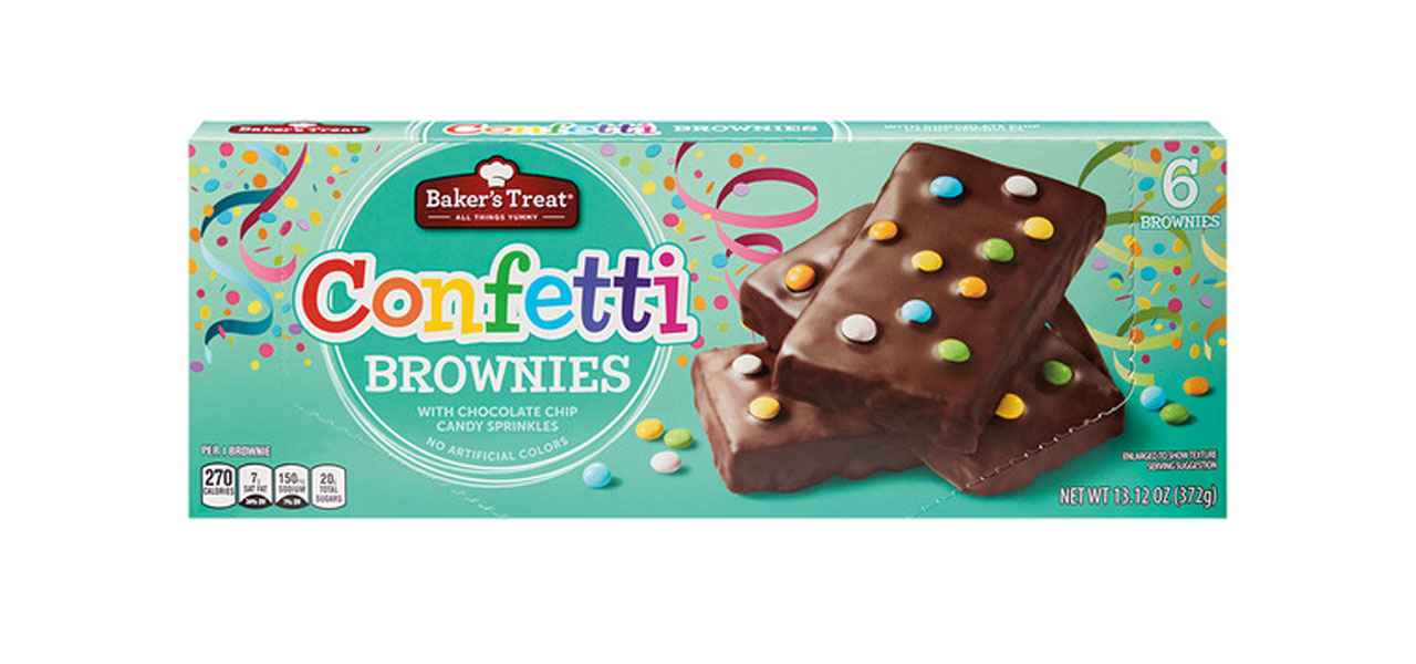 confetti brownies