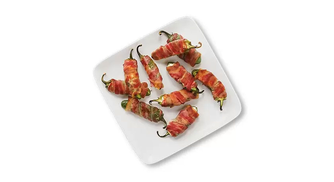 custom made meals bacon wrapped jalapeno poppers