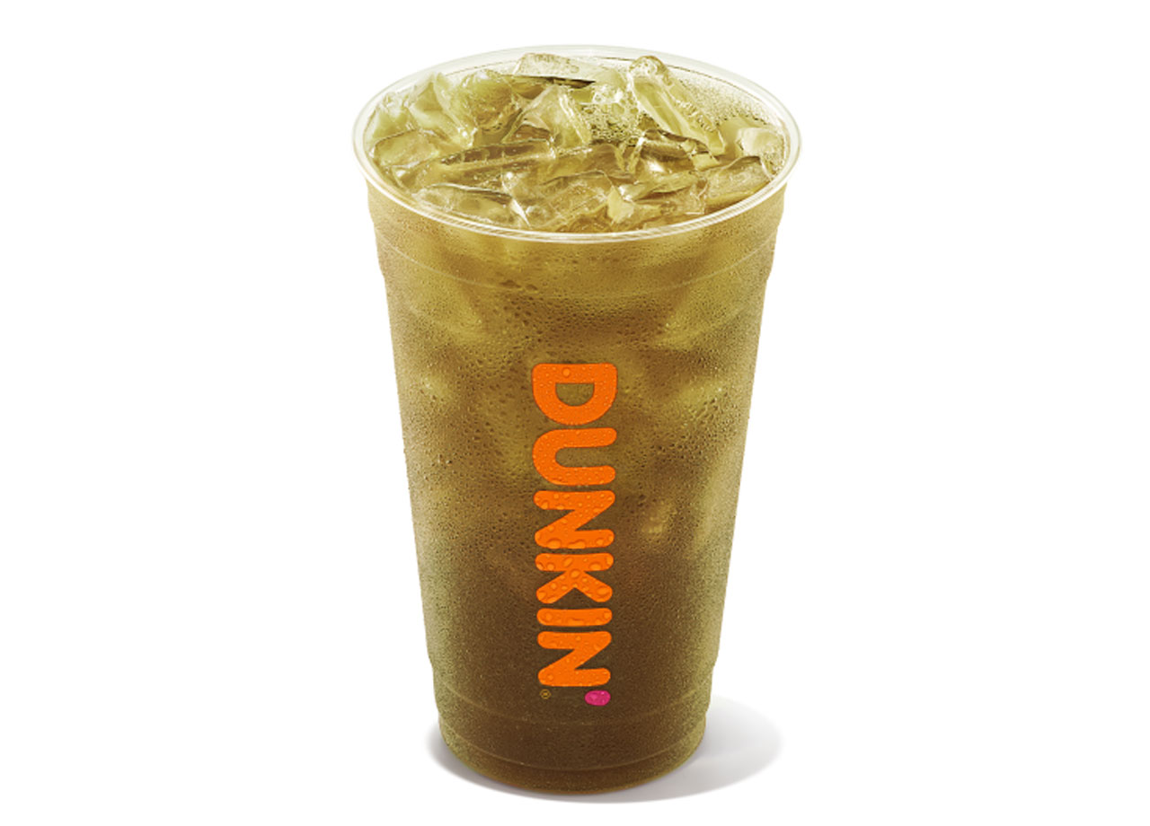 dunkin iced green tea