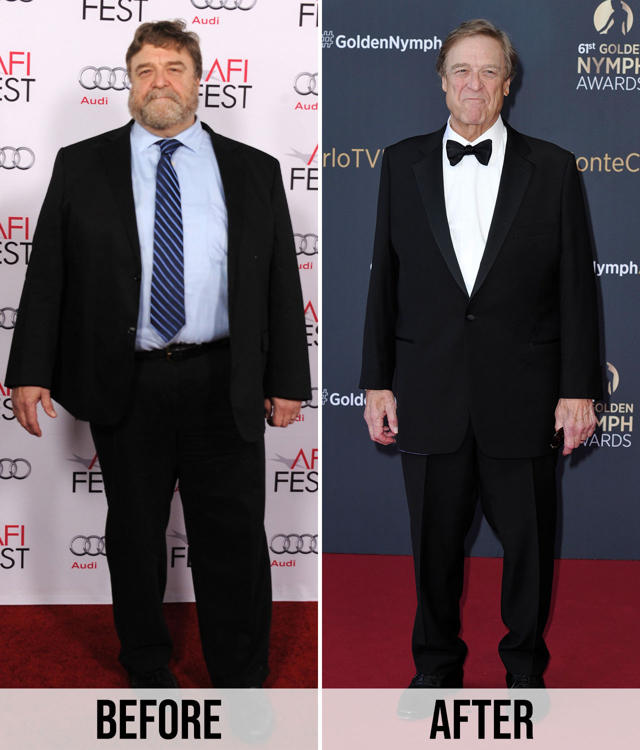 John Goodman before and after weight loss