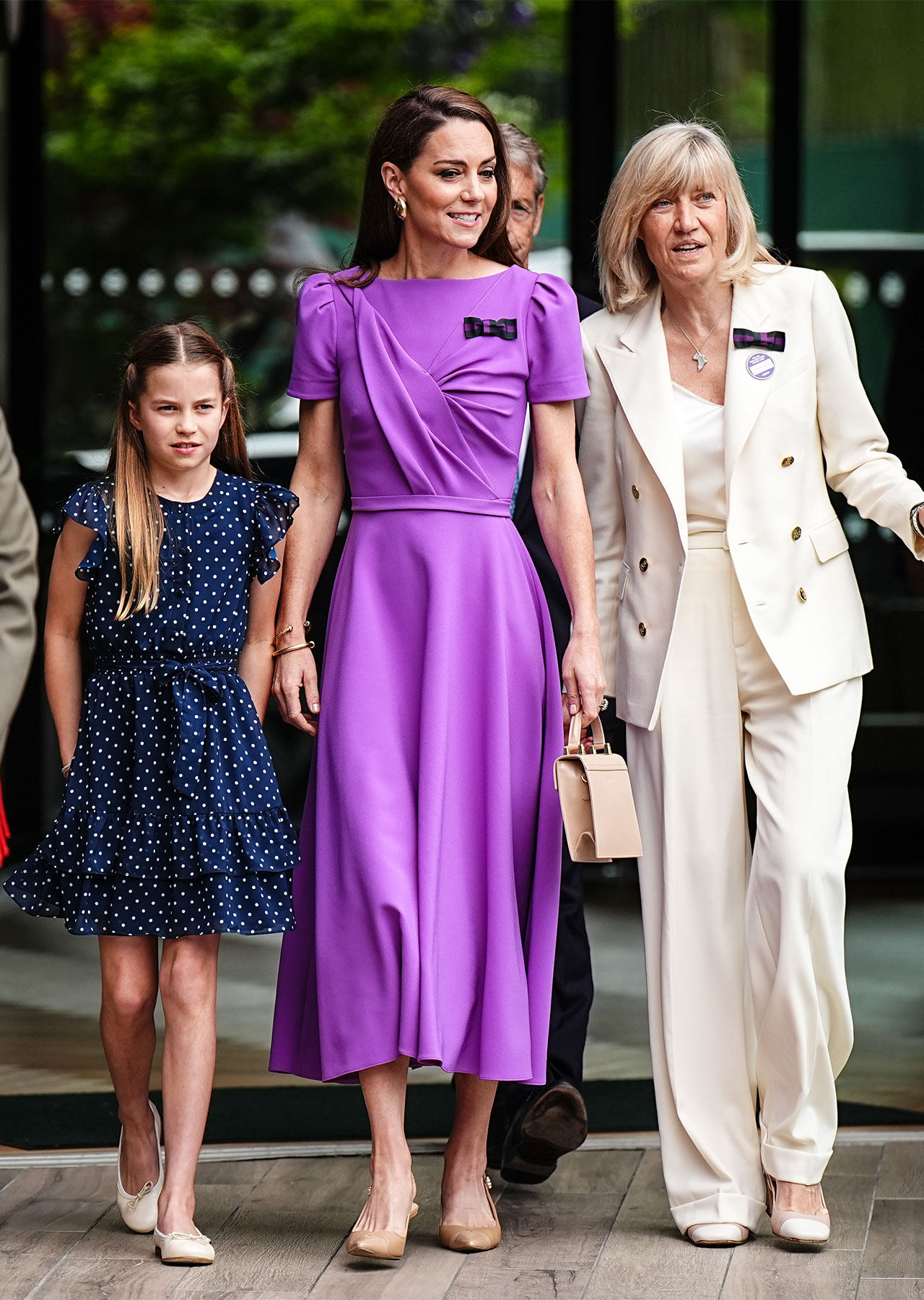 Kate Middleton and Princess Charlotte at 2024 Wimbledon Championships