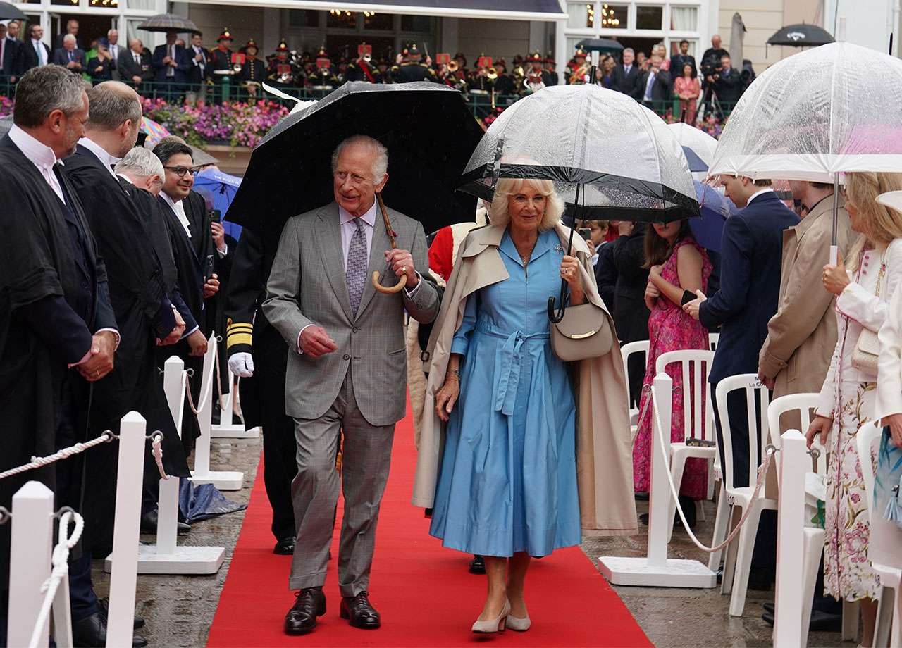 King Charles and Queen Camilla visit Royal Square for a special sitting of the States Assembly