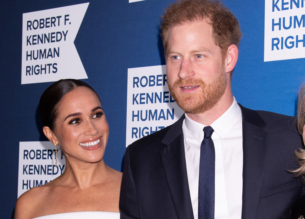 Prince Harry and Meghan Markle at the 2023 Ripple of Hope Awards