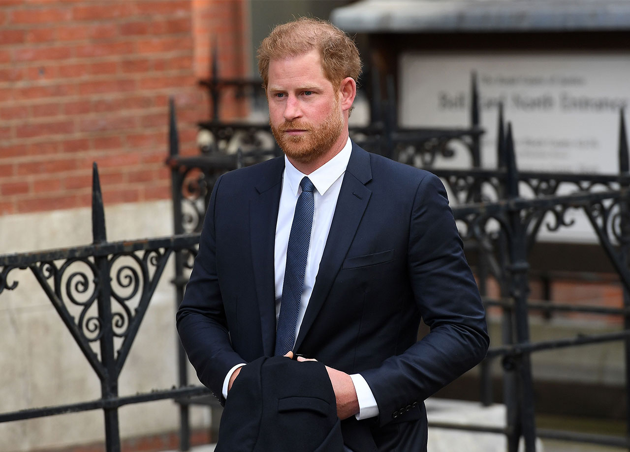 Prince Harry departs High Court